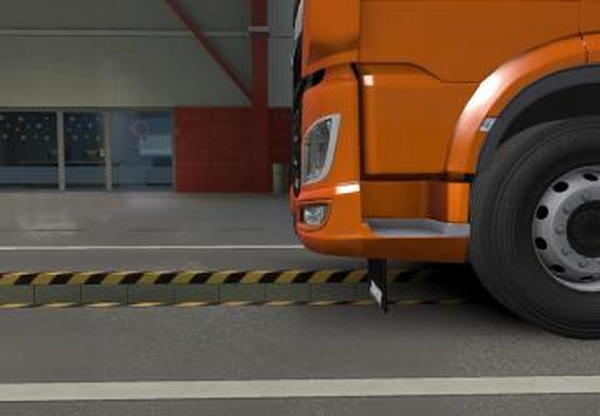 Front Mudflap Slots for all SCS Trucksверсия 1.0 для Euro Truck Simulator 2 (v1.43.x)
