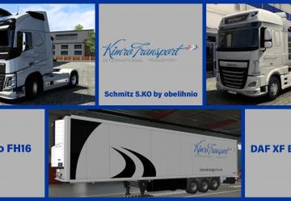 Комбо скин Kimro Transportверсия 1.0 для Euro Truck Simulator 2 (v1.43.x)