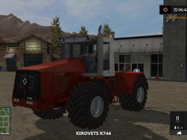 K-744 Кировец П3версия 1.0 для Farming Simulator 2017 (v1.4.4)