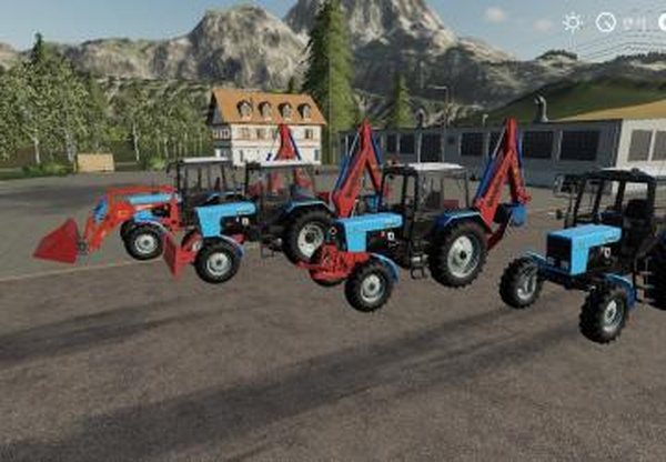 МТЗ-82.1 ЭО-2626 - Переработкаверсия 1.0 для Farming Simulator 2019 (v1.7.1.0)