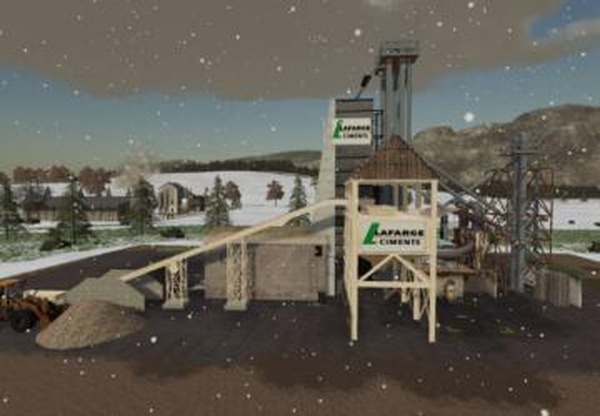 Cement Factoryверсия 1.0 для Farming Simulator 2019 (v1.7X)