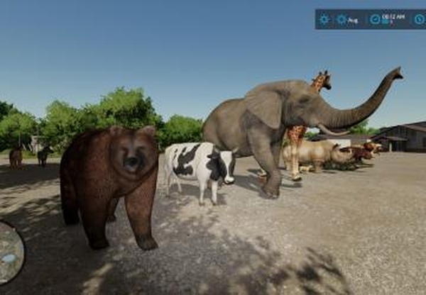 Dynamic Animalsверсия 1.1.0.0 для Farming Simulator 2022