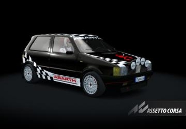 Fiat Uno Turbo MK1 GrAверсия 1.6.1 для Assetto Corsa
