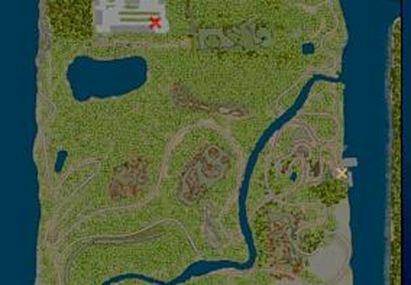 Карта «Разлив обошел стороной»версия 1.0 для Spintires: MudRunner (v14.08.19)