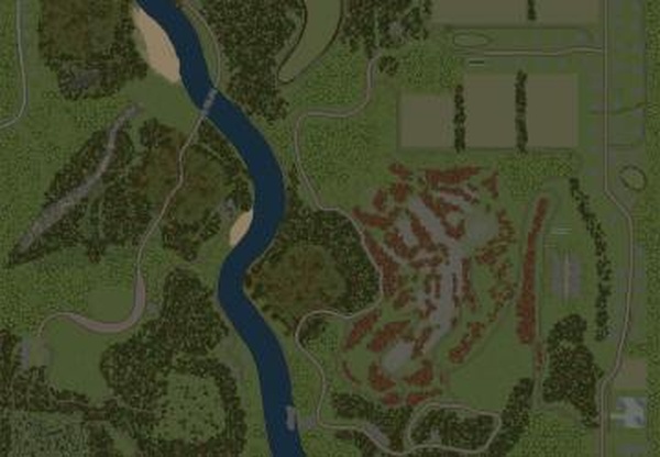 Карта «Деревенька»версия 1.0 для Spintires: MudRunner (v10.06.19)