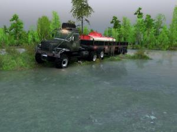 Карта «Recovery after flood»версия 1 для SpinTires (v03.03.16)