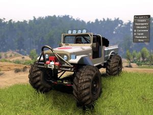 Toyota FJ40версия 03.06.17 для SpinTires (v03.03.16)