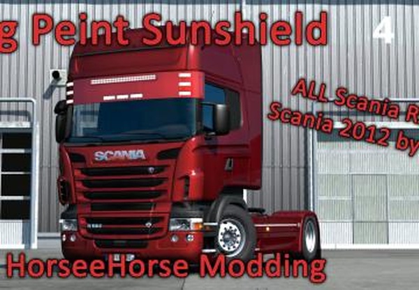 Big Peint Sunshieldверсия 1.3 для Euro Truck Simulator 2 (v1.40.x, - 1.43.x)