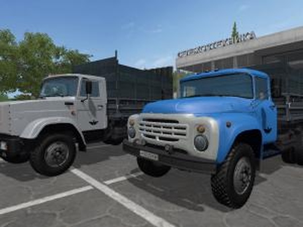 ЗиЛ-130 и ЗиЛ-45065версия 1.1 для Farming Simulator 2017 (v1.5.x)