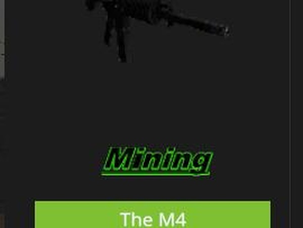 Автомат M4версия 1.1.0.0 для Farming Simulator 2017