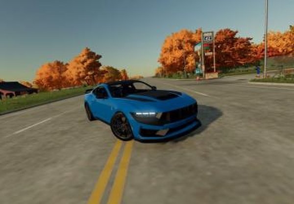 2024 Ford Mustang Dark Horseверсия 1.0.0.0 для Farming Simulator 2022