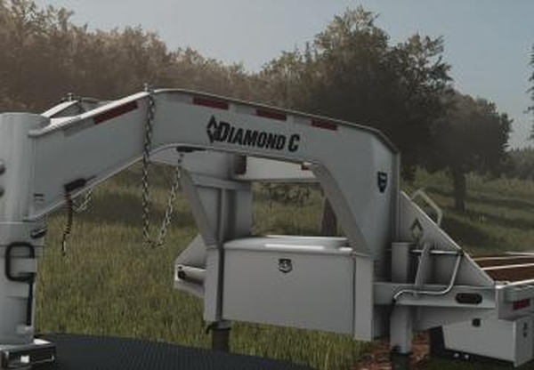 Diamond C FMAX210 40′ Gooseneck Trailerверсия 1.0.0.0 для Farming Simulator 2025