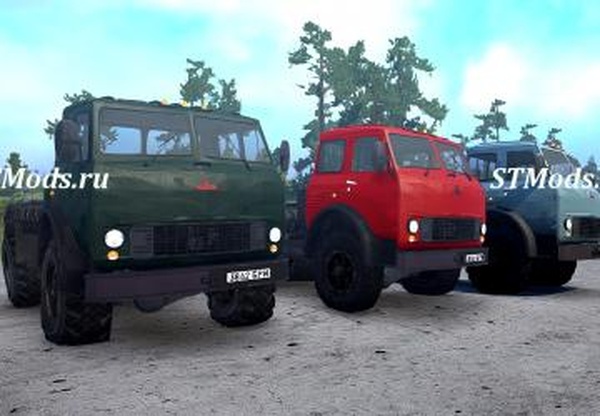 Пак МАЗ «Легенды СССР»версия 1.0 для Spintires: MudRunner (v14.08.19)
