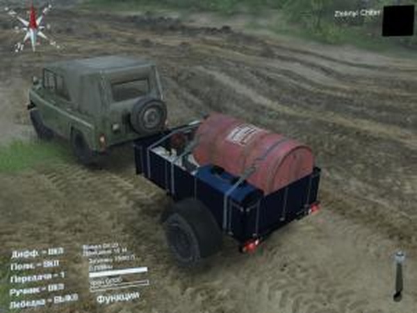 Прицепы для всех: прицеп от Volkswagen Touaregv1.0 для SpinTires (v03.03.16)