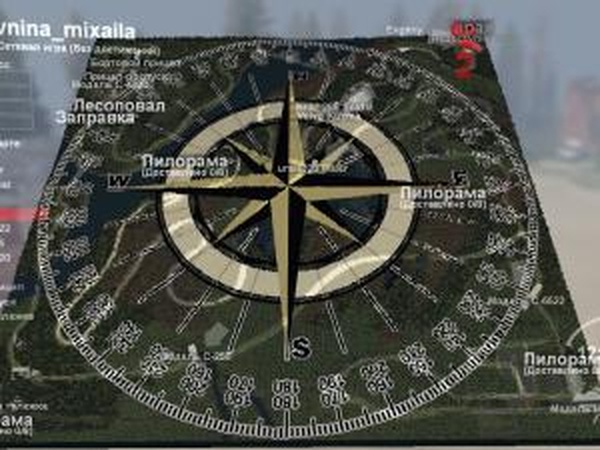 Карта «Равнина Михаила»версия 1 для SpinTires (v03.03.16)