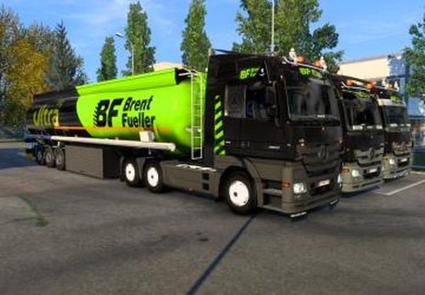 Скин компании «Brent Fuller»версия 1.0 для Euro Truck Simulator 2 (v1.42.x)
