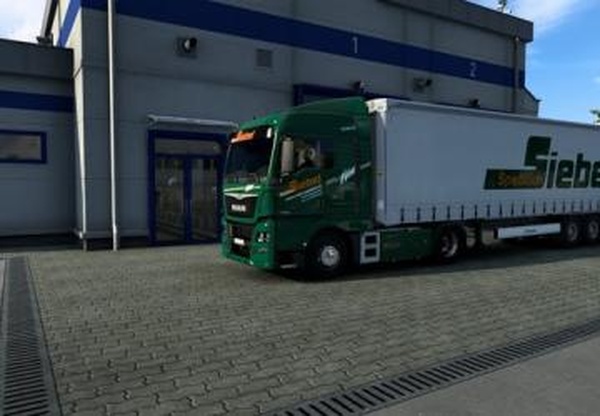 Комбо скин Spedition Siebel GmbHверсия 1.0 для Euro Truck Simulator 2 (v1.42.x)
