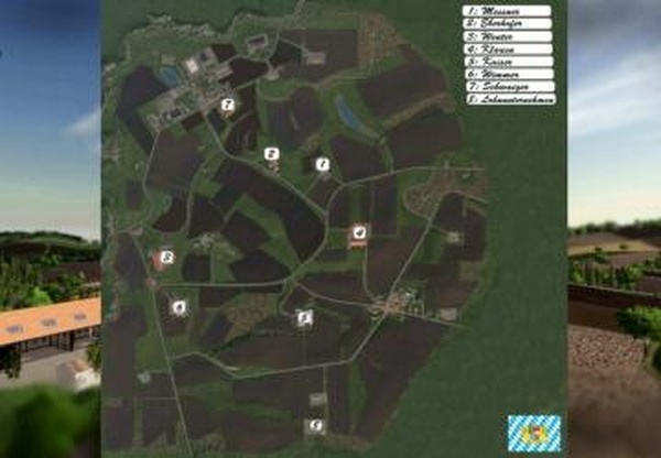 Карта «Upper Bavaria»версия 1.0.0.0 для Farming Simulator 2019 (v1.7.x)