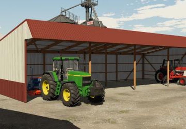 Metal Open Shedверсия 1.0.0.0 для Farming Simulator 2022
