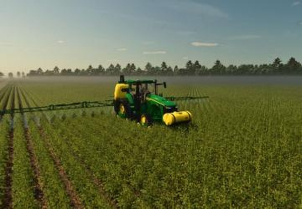 John Deere 8RX USверсия 1.0.0.2 для Farming Simulator 2025
