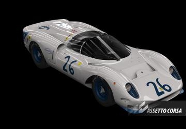 #26 N.A.R.T Ferrari 365 P2 - Le Mans 1967v1.1 для Assetto Corsa