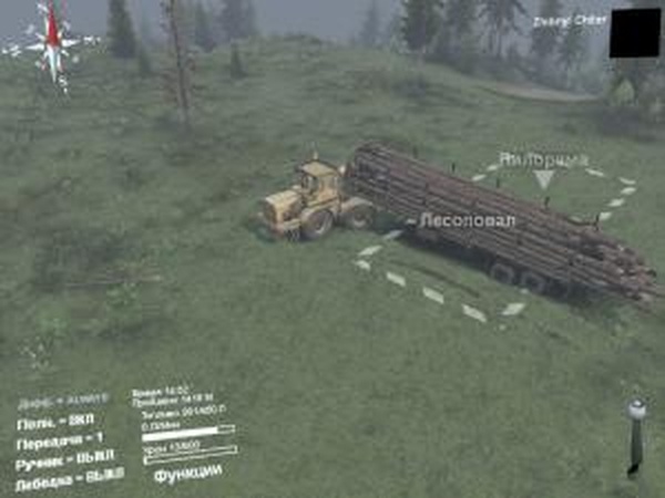 К-700 дефолтный: тягачверсия 1.0 для SpinTires (v03.03.16)