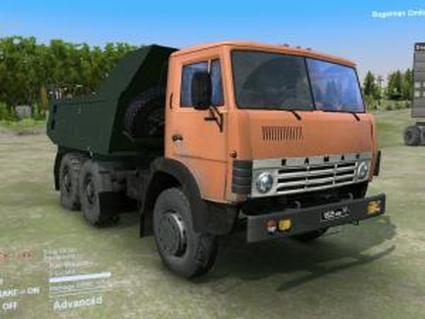 КамАЗ-55111версия 1.0 для SpinTires (v03.03.16)