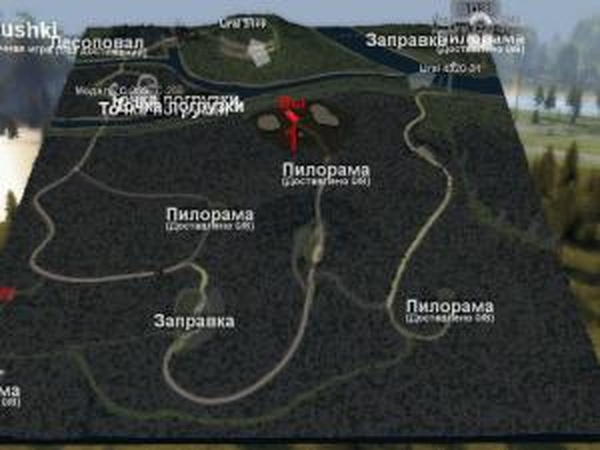 Карта «Покатушки»версия 1.0 для SpinTires (v03.03.16)