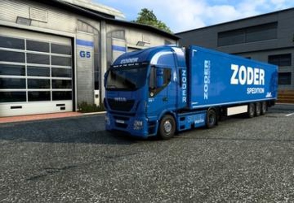 Комбо скин Zoder Speditionверсия 1.0 для Euro Truck Simulator 2 (v1.42.x)