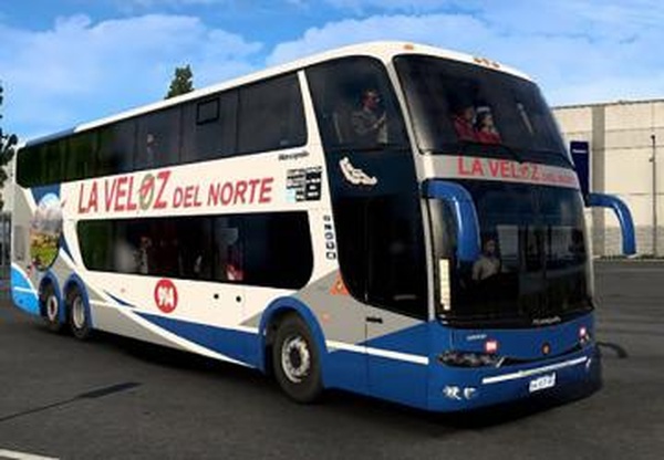 Marcopolo Paradiso G6 DD 6x2версия 1.0 для Euro Truck Simulator 2 (v1.42.x, 1.43.x)