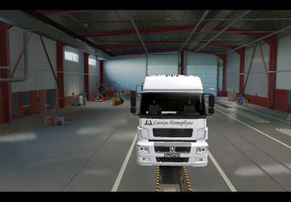 Скин Санкт-Петербург для Кamaz neo от Lacoste36v1.0 для Euro Truck Simulator 2 (v1.40.x, - 1.43.x)