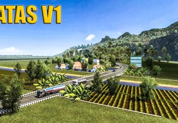 Карта Patasверсия 1.0 для Euro Truck Simulator 2 (v1.41.x, 1.42.x)