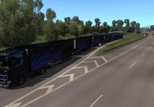 Автопоездверсия 1.1 для Euro Truck Simulator 2 (v1.42.x)