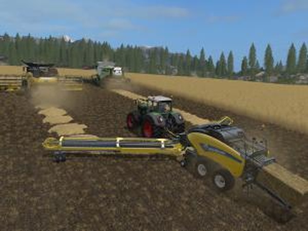New Holland BB1290 + Nadal R90 Telescopicv1.0 для Farming Simulator 2017