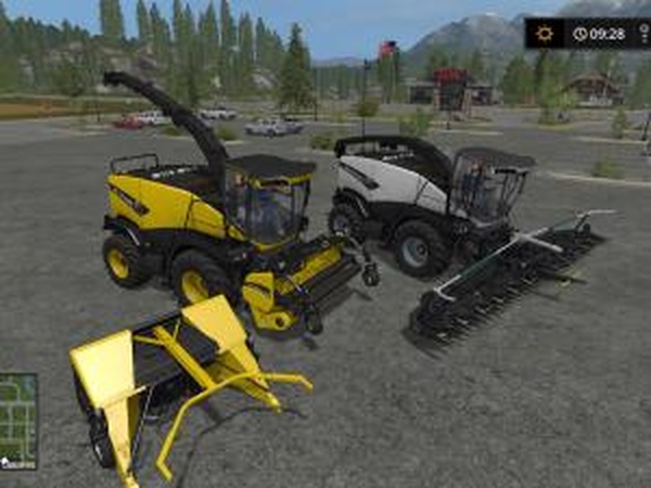 New Holland FR85версия 1.0 для Farming Simulator 2017