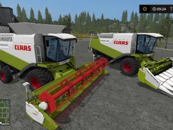 Claas Lexion 580/600версия 1.0 для Farming Simulator 2017