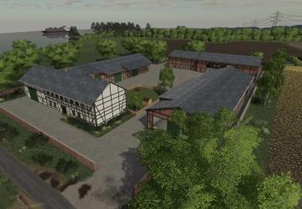 Half-timbered Building Setверсия 1.0.0.0 для Farming Simulator 2019 (v1.7.x)