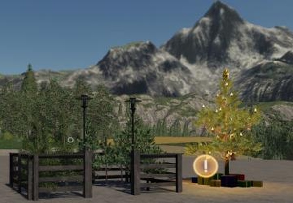 Christmas Market Treesверсия 1.0.0.0 для Farming Simulator 2019 (v1.7.x)