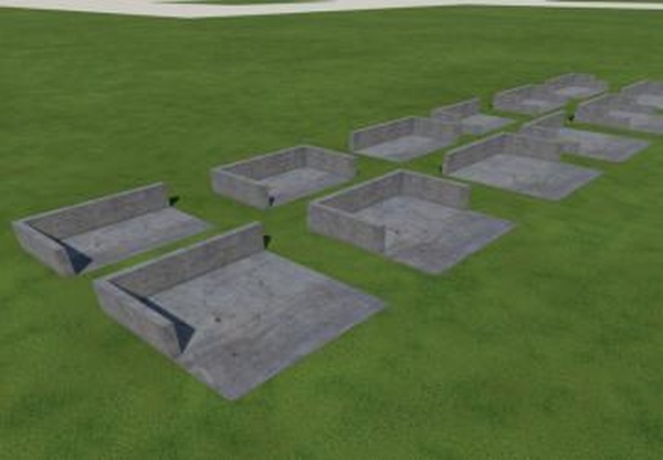 Manure Plates 6x10m (Prefab*)версия 1.0.0.0 для Farming Simulator 2022