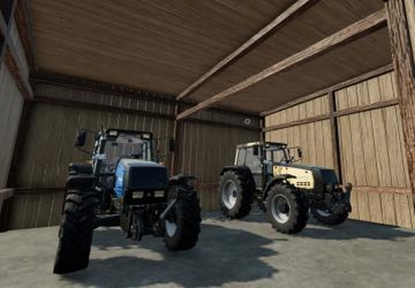 Деревянный гараж для средних тракторовверсия 1 для Farming Simulator 2022 (v1.13.1.1)