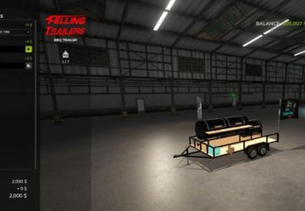 BBQ Trailerверсия 1.0.0.0 для Farming Simulator 2025