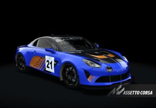 Alpine A110 CUPверсия 1.3 для Assetto Corsa