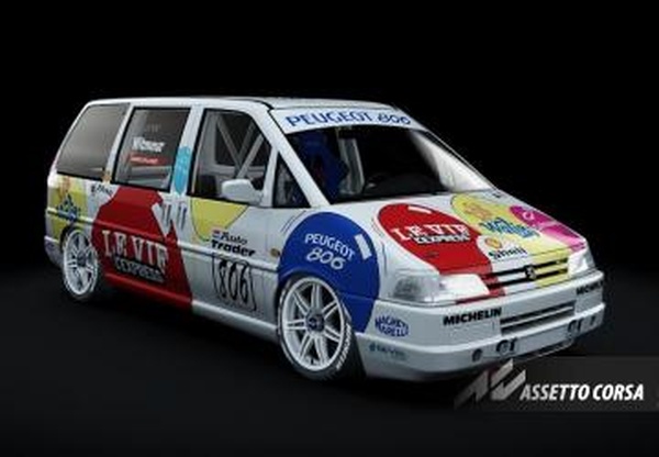 Peugeot 806 STверсия 1.3.1 для Assetto Corsa