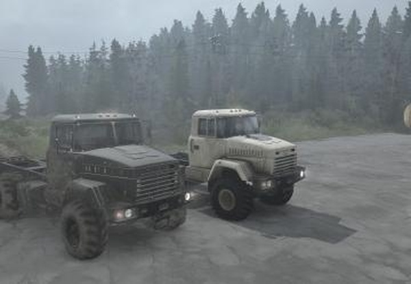 КрАЗ-6322 Blackверсия 01,10,2019 для Spintires: MudRunner (v10.06.19)