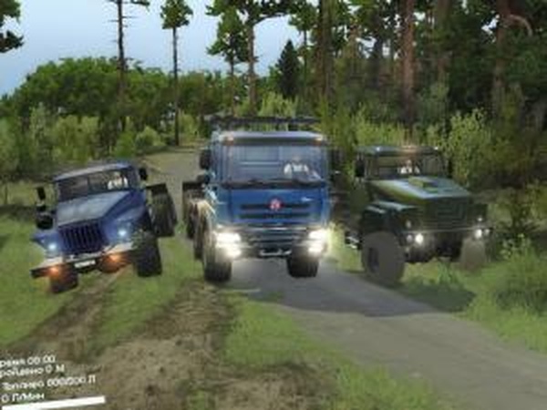 Tatra Phoenix 8x8 + Урал-4320-41 + Краз-260v29.05.17 для SpinTires (v03.03.16)