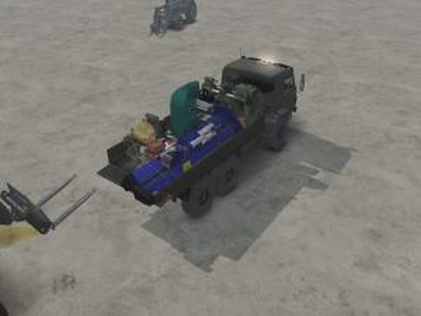 Пак объектов гаражных частей для карт, к Камаз-5350v1.0 для SpinTires (v03.03.16)