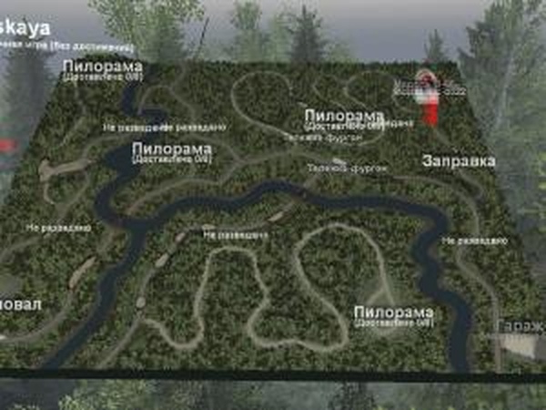 Карта «Сиверская»версия 1.0 для SpinTires (v03.03.16)