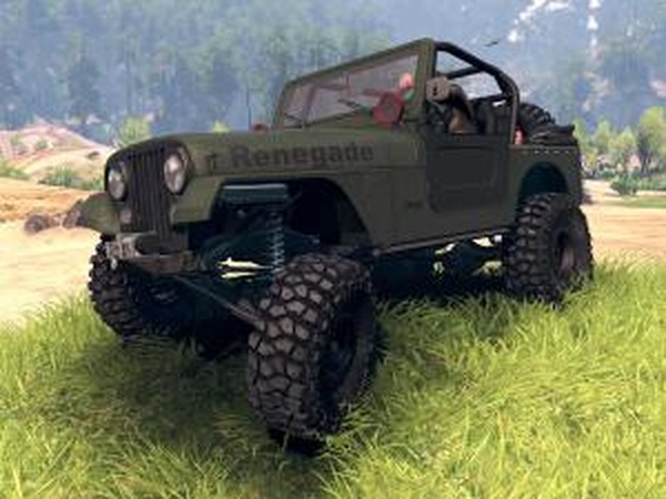 Jeep CJ7 Renegadeверсия 28.05.17 для SpinTires (v03.03.16)