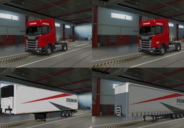 Скин «PRIMUM»версия 1.3 для Euro Truck Simulator 2 (v1.41.x, - 1.43.x)