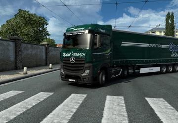 Комбо скин Spedition Oppelверсия 1.0 для Euro Truck Simulator 2 (v1.42.x)